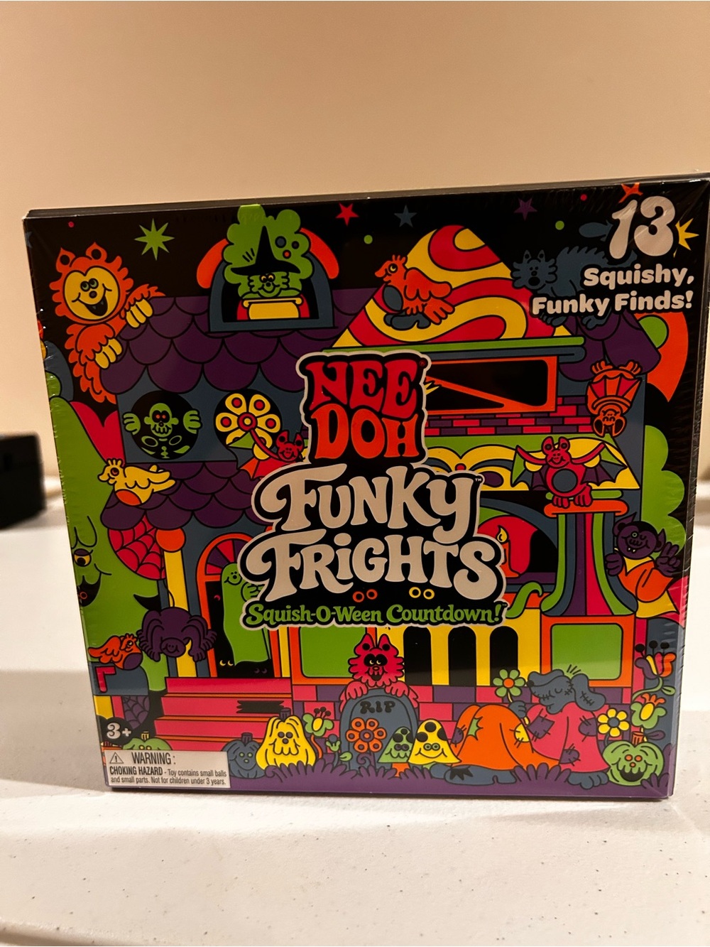 Needoh Funky Frights Squish-O-Ween Countdown. New. Authentic